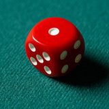 REPLACEMENT DIE WHITE (GIMMICKED) FOR MENTAL DICE by Tony Anverdi - Brown Bear Magic Shop