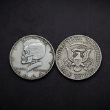 SKULL HEAD COIN by Men Zi Magic - Brown Bear Magic Shop