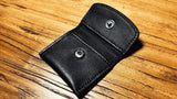 The Cowhide Coin Wallet (Black) by Bacon Magic - Brown Bear Magic Shop