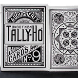 White Tally-Ho Playing Cards - Fan Back - Brown Bear Magic Shop