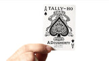 White Tally-Ho Playing Cards - Fan Back - Brown Bear Magic Shop