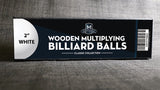 Wooden Billiard Balls by Classic Collections - Brown Bear Magic Shop