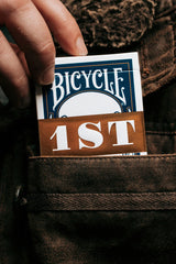 1ST Edition Bicycle Rider Backs In Blue - Brown Bear Magic Shop