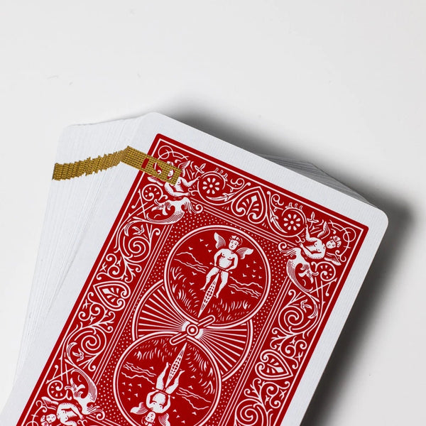 1ST Edition Bicycle Rider Backs In Red - Brown Bear Magic Shop
