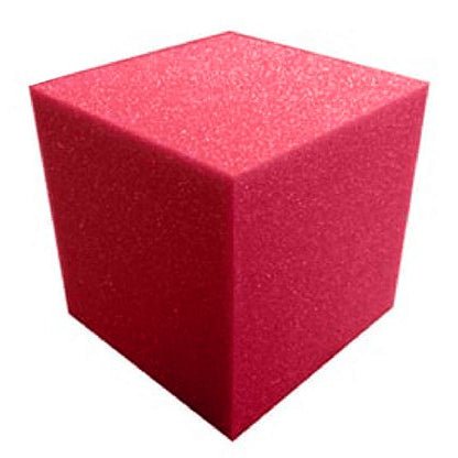 5 inch Super Soft Sponge CUBE from Magic by Gosh - Brown Bear Magic Shop