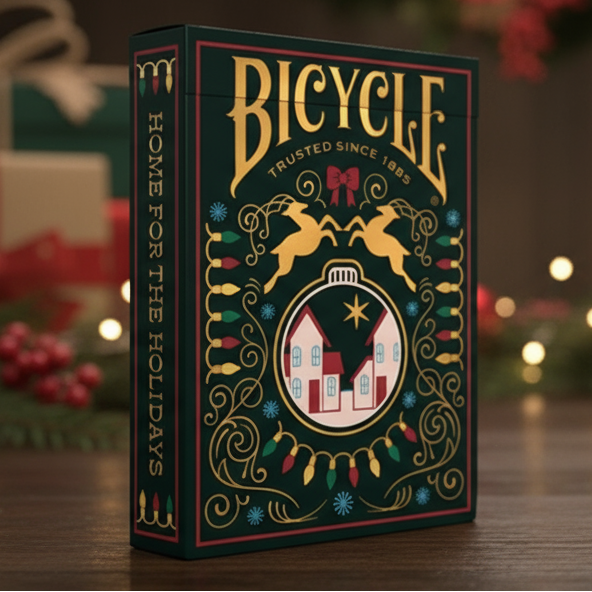 Bicycle Home for the Holidays Playing Cards by US Playing Cards