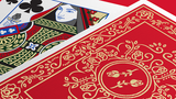 Red Roses Gold Foil Playing Cards (Fully Marked)