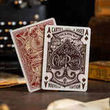 Le Voyage Du Chat Rouge Playing Cards by Stockholm17