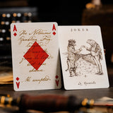 Le Voyage Du Chat Rouge Playing Cards by Stockholm17