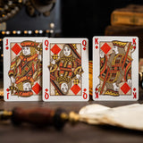 Le Voyage Du Chat Rouge Playing Cards by Stockholm17