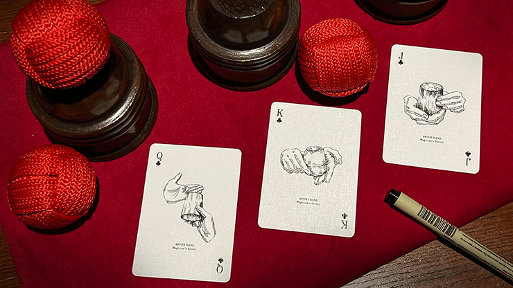 Artist Hand Playing Cards - Brown Bear Magic Shop