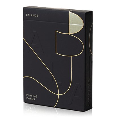 Balance Black Edition Playing Cards by Art of Play