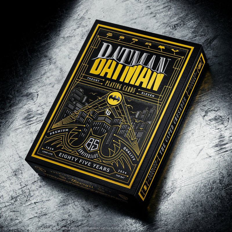 Batman 85th Anniversary Playing Cards by theory11 - Brown Bear Magic Shop