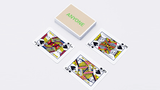 Beige/Green Cap Logo ANYONE Playing Cards - Brown Bear Magic Shop