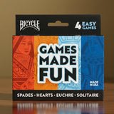 Bicycle 4 Game Pack by US Playing Card