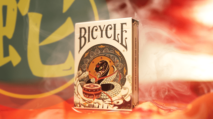 Bicycle Chinese Zodiac (Snake) Playing Cards by US Playing Card Co - Brown Bear Magic Shop