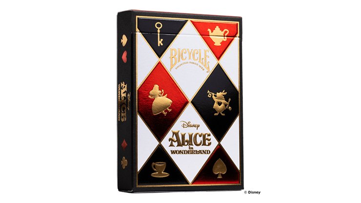 Bicycle Disney Alice in Wonderland Playing Cards by US Playing Card Co - Brown Bear Magic Shop