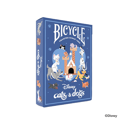 Bicycle Disney Cats and Dogs Playing Cards by US Playing Card - Brown Bear Magic Shop