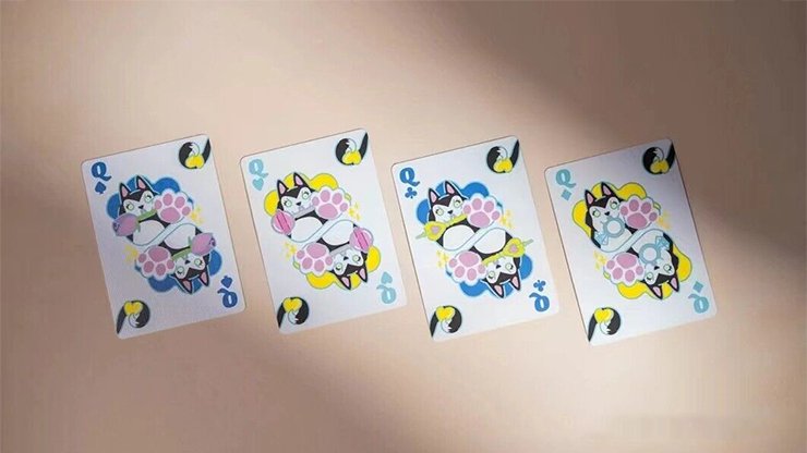 Bicycle Dog (Blue) Playing Cards by US Playing Card Co. - Brown Bear Magic Shop