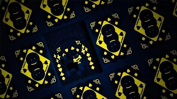 Bicycle Dog (Blue) Playing Cards by US Playing Card Co. - Brown Bear Magic Shop