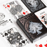 Bicycle Dragon Black Playing Cards - Brown Bear Magic Shop
