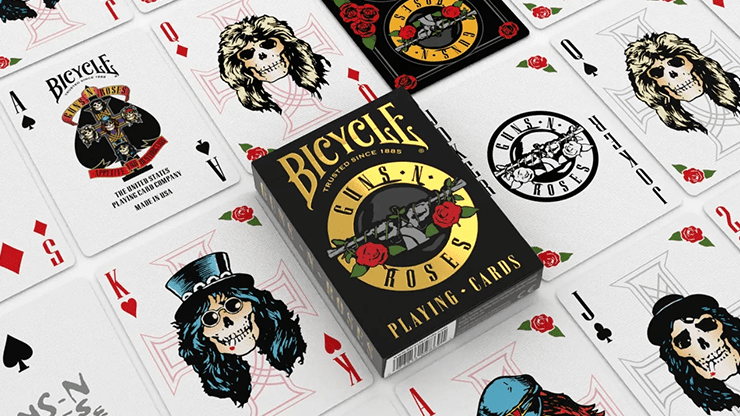 Bicycle Guns N' Roses by US Playing Card - Brown Bear Magic Shop