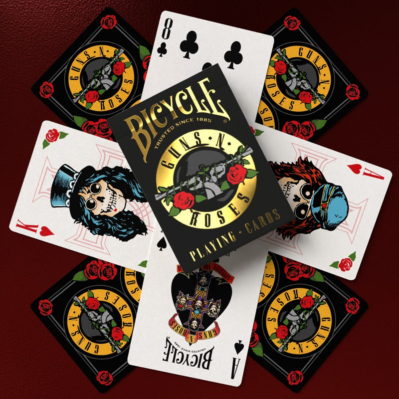 Bicycle Guns N' Roses by US Playing Card - Brown Bear Magic Shop