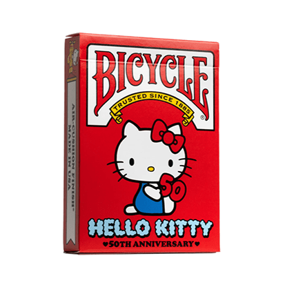 Bicycle Hello Kitty 50th Anniversary Playing Cards by US Playing Card Co - Brown Bear Magic Shop