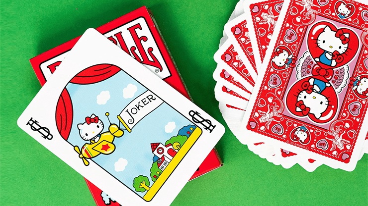 Bicycle Hello Kitty 50th Anniversary Playing Cards by US Playing Card Co - Brown Bear Magic Shop