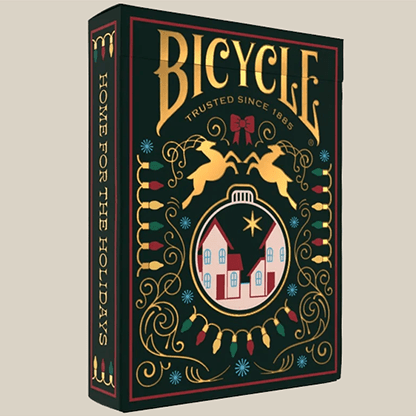 Bicycle Home for the Holidays Playing Cards by US Playing Cards - Brown Bear Magic Shop