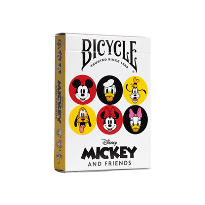Bicycle Mickey and Friends Playing Card by US Playing Cards - Brown Bear Magic Shop