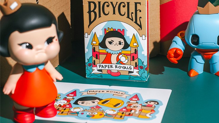 Bicycle Paper Royals Playing Cards - Brown Bear Magic Shop