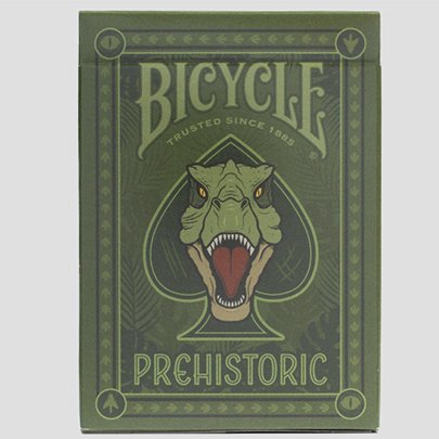 Bicycle Prehistoric Playing Cards - Brown Bear Magic Shop