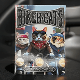 Biker Cats Playing Cards by Collectable Playing Cards - Brown Bear Magic Shop