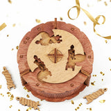 Birthday Cake Gift Puzzle Box - Brown Bear Magic Shop