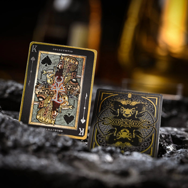 Black Requiem Playing Cards - Brown Bear Magic Shop