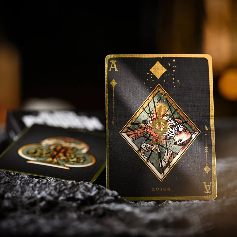 Black Requiem Playing Cards - Brown Bear Magic Shop