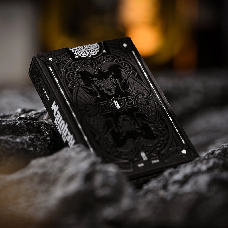 Black Requiem Playing Cards - Brown Bear Magic Shop