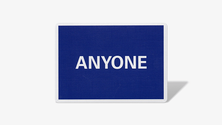 Cap Logo (Navy) ANYONE Playing Cards - Brown Bear Magic Shop