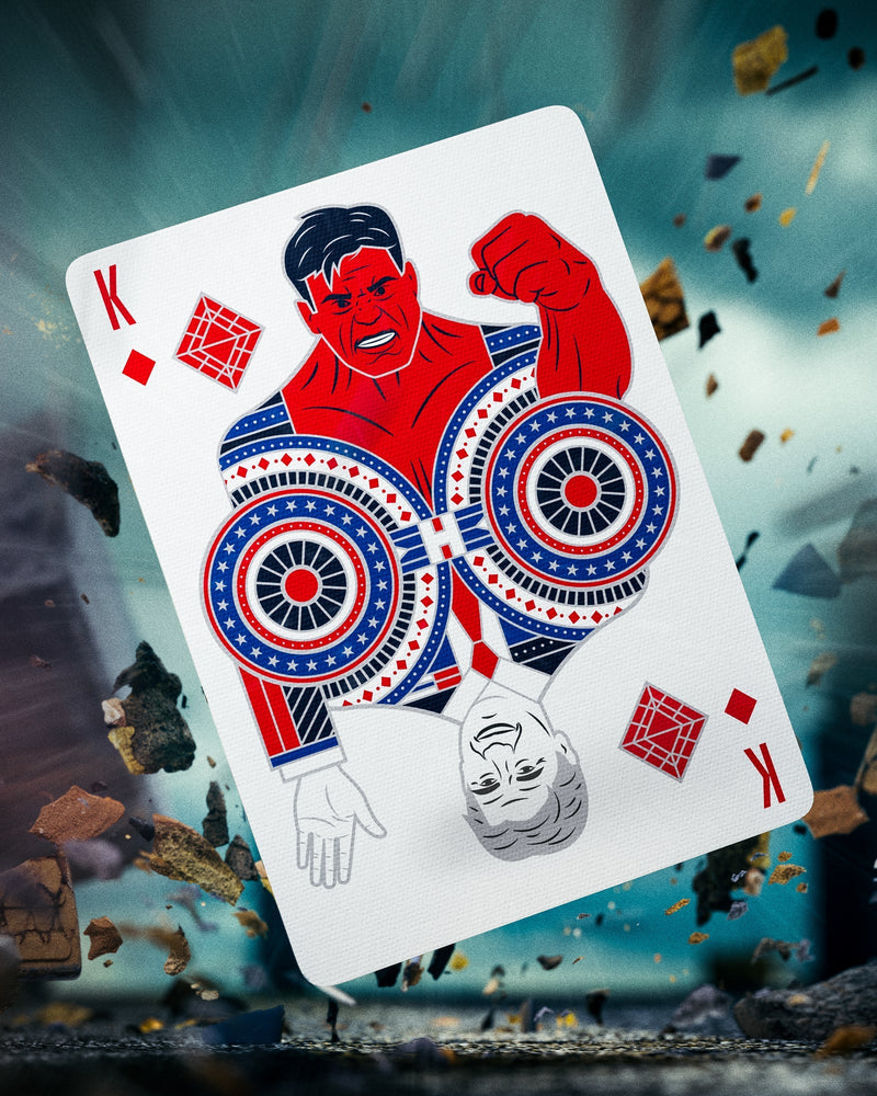 Captain America Playing Cards by theory11 - Brown Bear Magic Shop