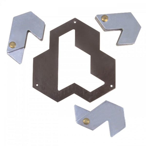 Cast Hexagon by Hanayama - Brown Bear Magic Shop