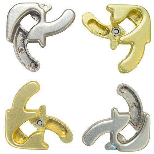 Cast Puzzle Square by Hanayama - Brown Bear Magic Shop