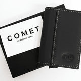Comet Brown Leather Gold Shell by Andrew Dean