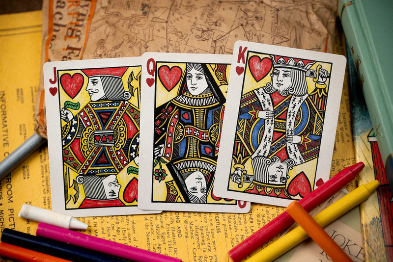 Crayon Playing Cards by Kings Wild Project - Brown Bear Magic Shop