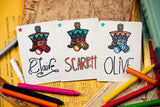 Crayon Playing Cards by Kings Wild Project - Brown Bear Magic Shop