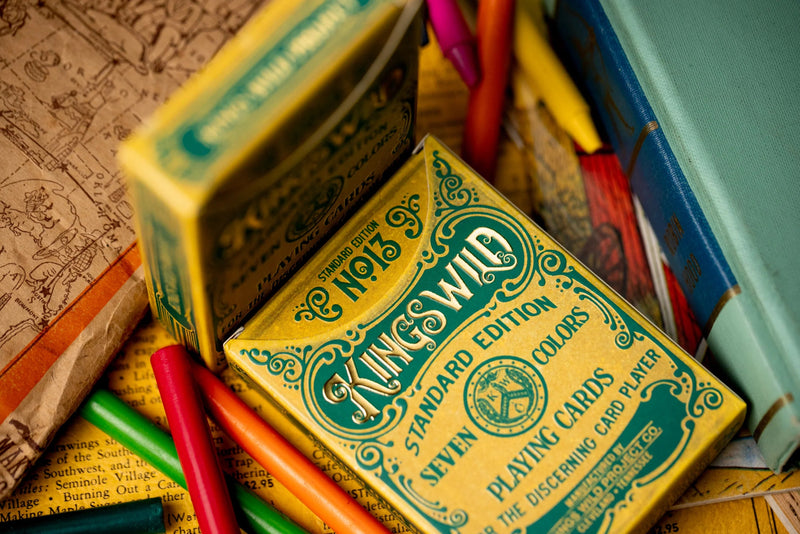 Crayon Playing Cards by Kings Wild Project - Brown Bear Magic Shop