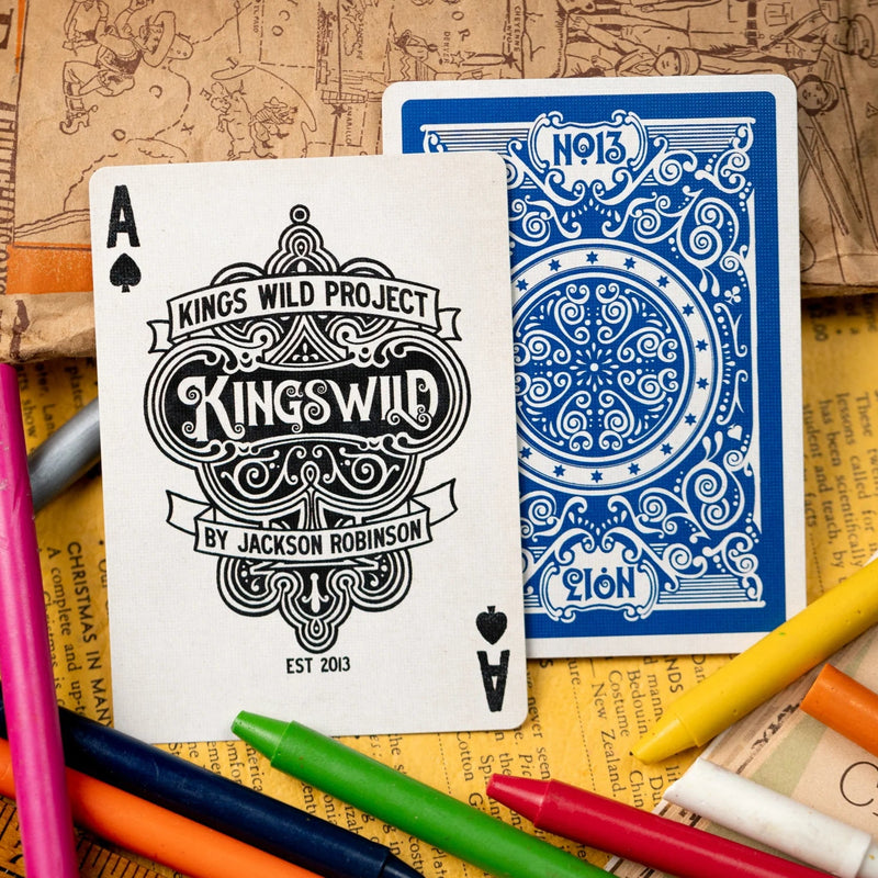 Crayon Playing Cards by Kings Wild Project - Brown Bear Magic Shop