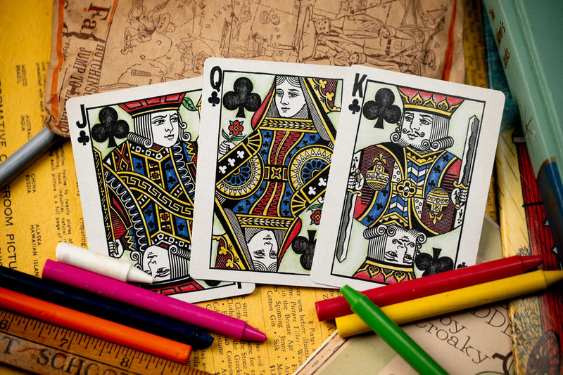 Crayon Playing Cards by Kings Wild Project - Brown Bear Magic Shop