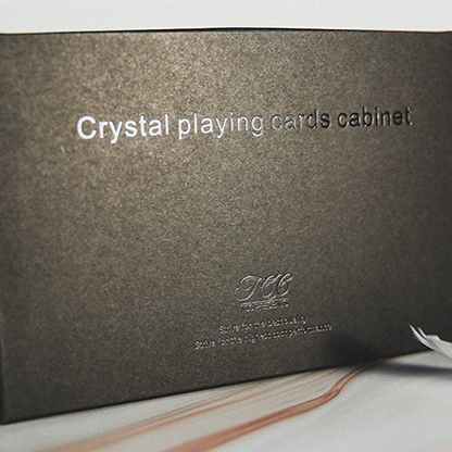 Crystal Playing Cards Cabinet by TCC - Brown Bear Magic Shop