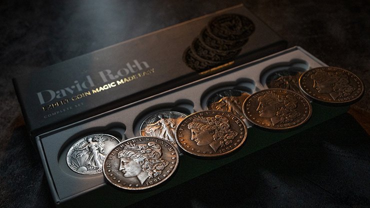David Roth Expert Coin Magic Made Easy Complete Set by Murphy's Magic Supplies - Brown Bear Magic Shop